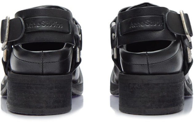 (W) Acne Studios Kasut Loafers Kulit Square Toe Buckle 'Hitam' AD0684-900 Purchase (W) Acne Studios Kasut Loafers Kulit Square Toe Buckle 'Hitam' AD0684-900