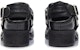 (W) Acne Studios Kasut Loafers Kulit Square Toe Buckle 'Hitam' AD0684-900