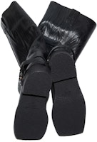 (W) Acne Studios Sepatu Boot Kulit Square Toe Tinggi 'Hitam'. AD0663AA2 Purchase (W) Acne Studios Sepatu Boot Kulit Square Toe Tinggi 'Hitam'. AD0663AA2