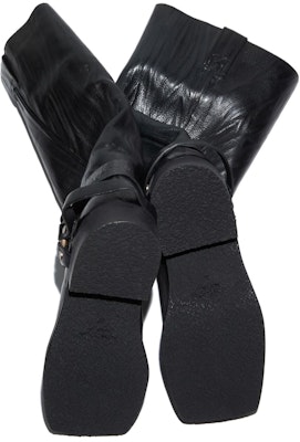 (Women) Acne Studios Leather Square Toe High Boot 'Black' AD0663AA2 Purchase (Women) Acne Studios Leather Square Toe High Boot 'Black' AD0663AA2