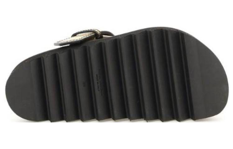 (W) Acne Studios Leather Thong 'Khaki Snake Print' 圖 16