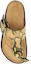 Sizing (W) Acne Studios Ledersandale ''Khaki Schlangenprint'' 221895-BPG