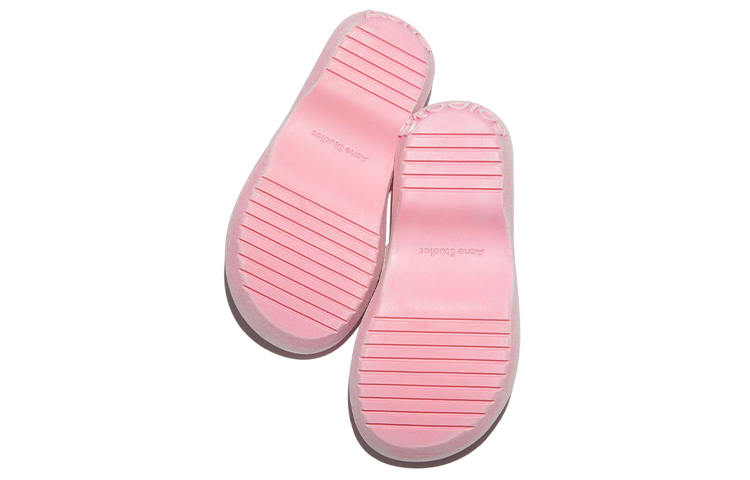 Shop (W) アクネ レザー トングサンダル ピンク AD0516-AD1