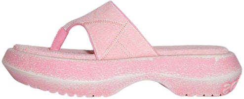 (Women) Acne Studios Leather Toe-Post Slide 'Pink' AD0516-AD1 (Women) Acne Studios Leather Toe-Post Slide 'Pink' AD0516-AD1