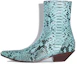 Buy (Women) Acne Studios Leather Zip Chunky Heel Boot 'Light Blue' AD0520-228