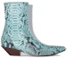 Order (Women) Acne Studios Leather Zip Chunky Heel Boot 'Light Blue' AD0520-228