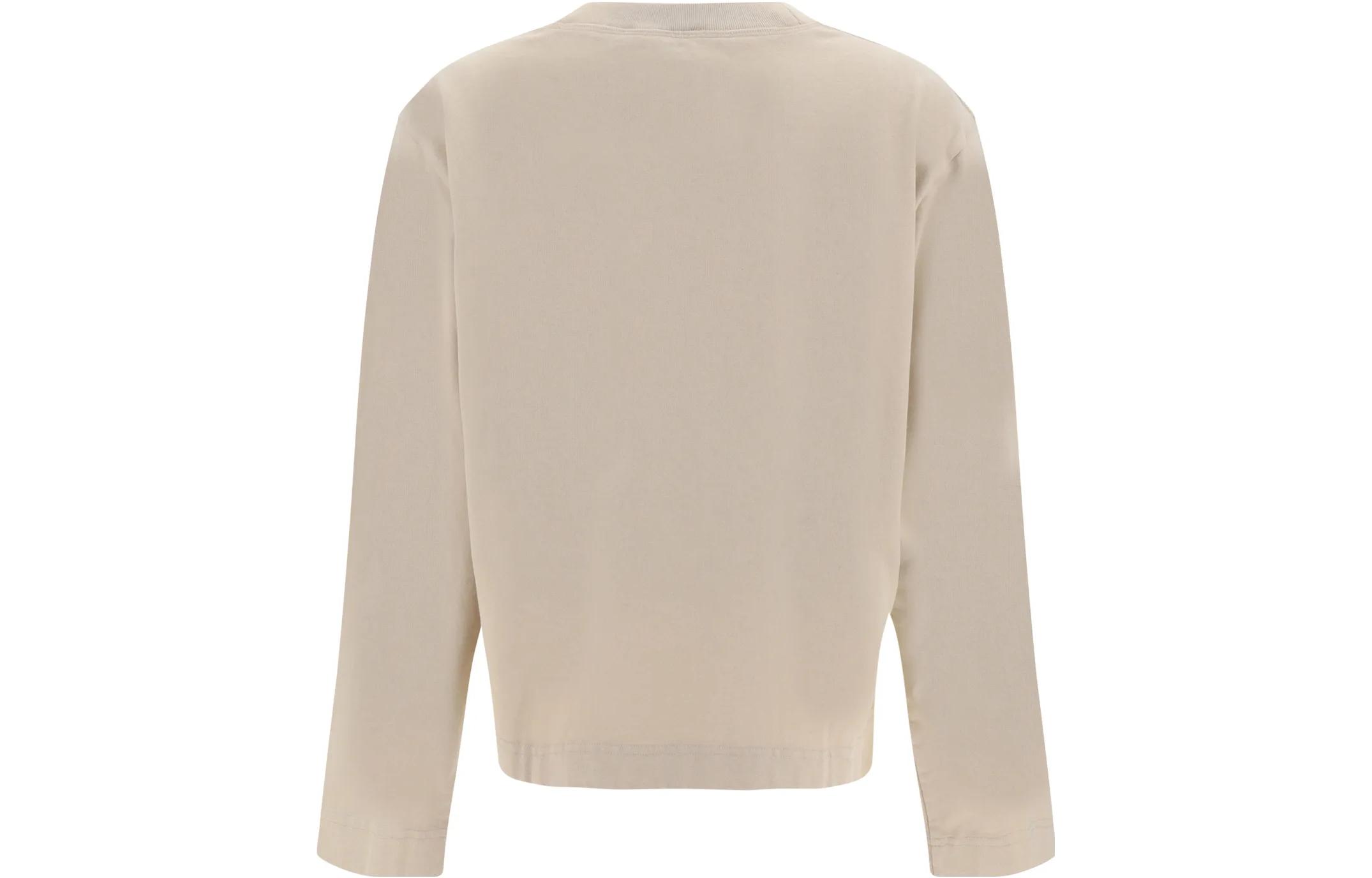 Lookbook (Women) Acne Studios Letter Print Crewneck Oversized Sweatshirt Off-White AL0343AEA
