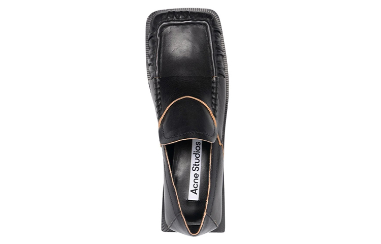 (W) Acne Studios Loafer 'Black Square Toe' 圖 3