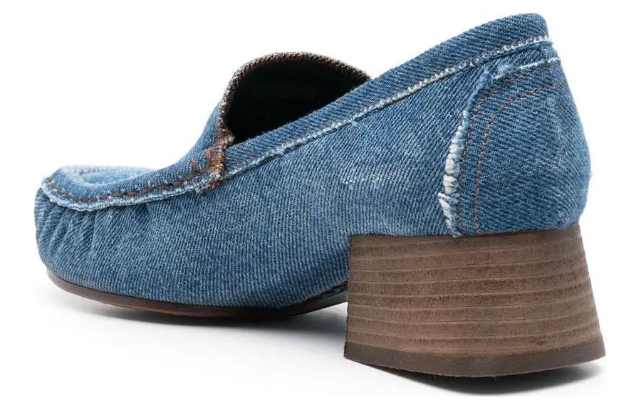 (W) Acne Studios Loafer High Heel Slip-On 'Denim Blue' 圖 4