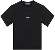 (W) Camiseta Negra Manga Corta con Logo de Acne Studios. FN-WN-TSHI000196 Order (W) Camiseta Negra Manga Corta con Logo de Acne Studios. FN-WN-TSHI000196
