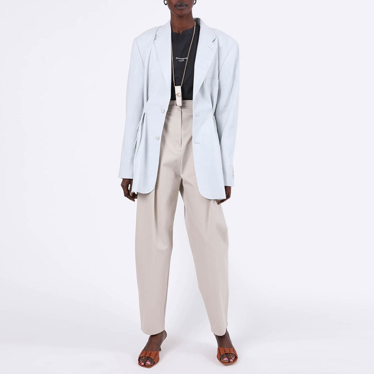 Shop (W) Camiseta Negra Manga Corta con Logo de Acne Studios. FN-WN-TSHI000196