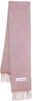 (Women) Acne Studios Logo Letter Scarf Pink Woolen Scarf CA0290416 (Women) Acne Studios Logo Letter Scarf Pink Woolen Scarf CA0290416