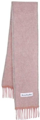 (W) Acne Studios 字母标志粉色羊毛围巾 CA0290416 Order (W) Acne Studios 字母标志粉色羊毛围巾 CA0290416