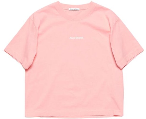 (W) 아크네 스튜디오 루즈 핏 립드 드롭 숄더 크루넥 티 여성 연핑크 SS24 AL0381-418 Buy (W) 아크네 스튜디오 루즈 핏 립드 드롭 숄더 크루넥 티 여성 연핑크 SS24 AL0381-418