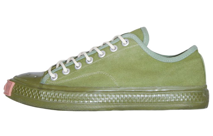 (W) Acne Studios Low-Top Fashion Sneaker 'Olive Green'