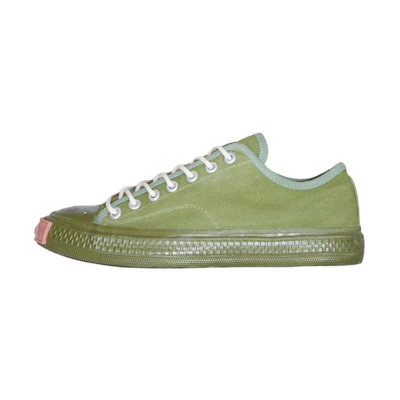 (W) Acne Studios Low-Top Fashion Sneaker 'Olive Green'