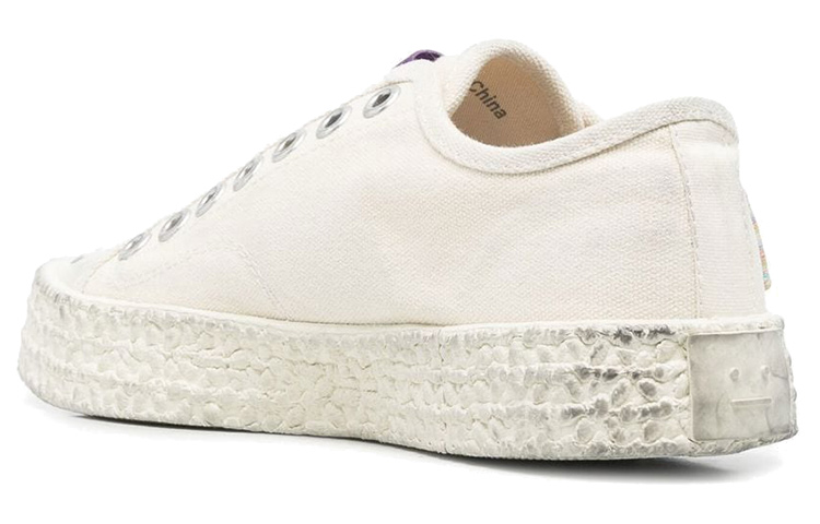 Shop (W) Acne Studios 低帮标志'米色磨损' AD0496-CGG