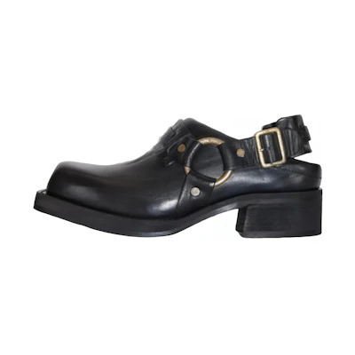 (W) Acne Studios Low Top 'Black Leather Casual'