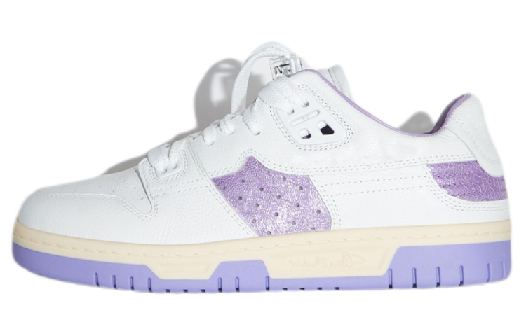 (Women) Acne Studios Low Top Fashion Sneaker 'White Purple' AD0458-AEU