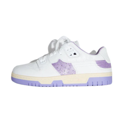 (W) Acne Studios Low Top Fashion Sneaker 'White Purple'