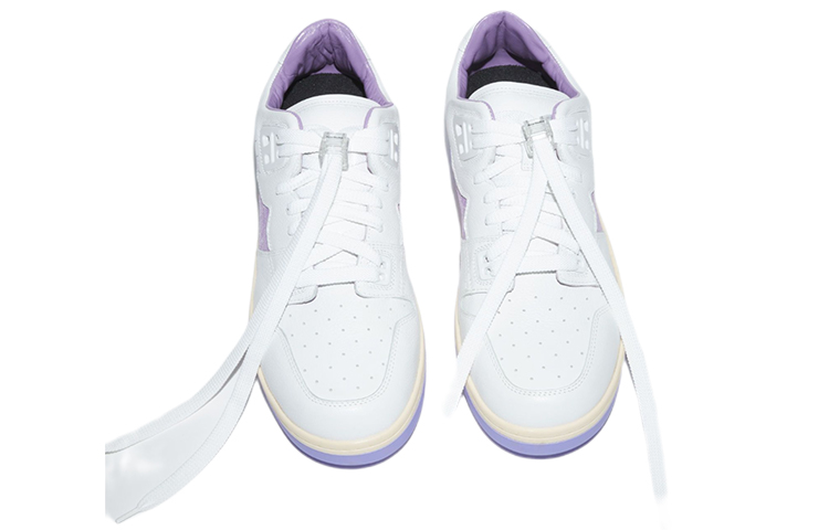 (W) Acne Studios Low Top Fashion Sneaker 'White Purple' 圖 3