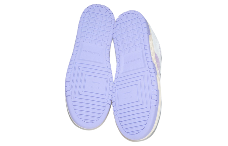 (W) Acne Studios Low Top Fashion Sneaker 'White Purple' 圖 4