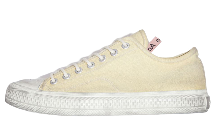 (W) Acne Studios Low Top Lace-Up 'Fashion Yellow Distressed'