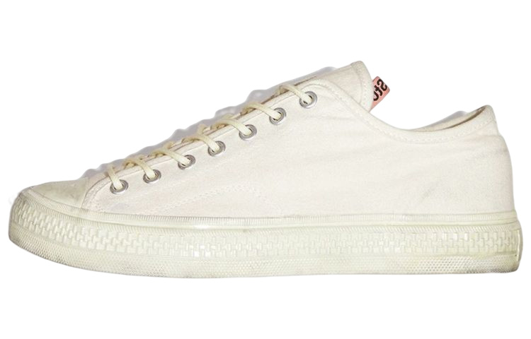 Buy (W) 아크네 스튜디오 베이지 디스트레스드 로우탑 스니커즈 AD0347-CGG