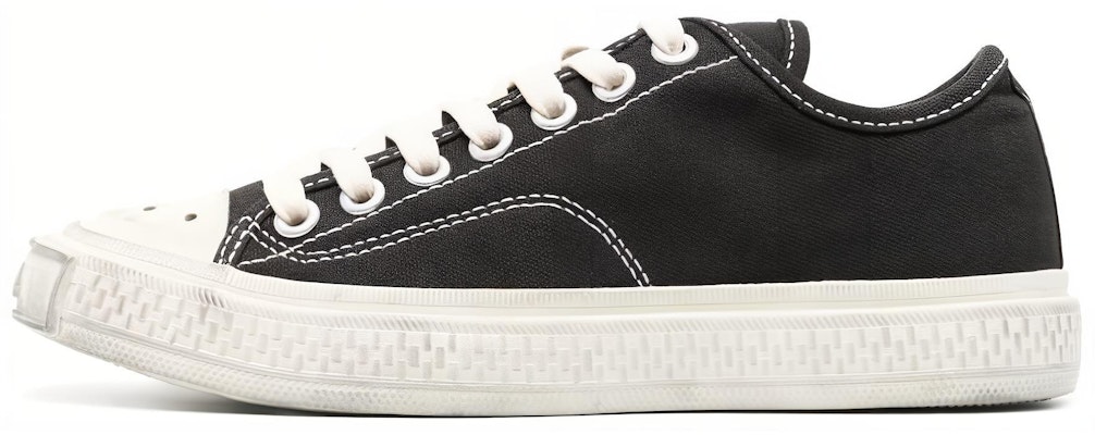 (Women) Acne Studios Low Top Sneaker 'Black Cotton' AD0519-CGL Buy (Women) Acne Studios Low Top Sneaker 'Black Cotton' AD0519-CGL