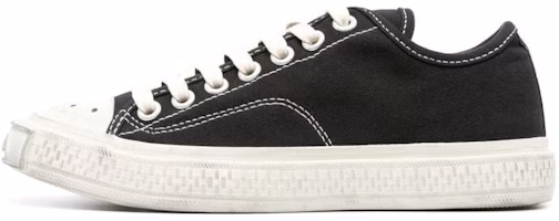 (Women) Acne Studios Low Top Sneaker 'Black Cotton' AD0519-CGL (Women) Acne Studios Low Top Sneaker 'Black Cotton' AD0519-CGL