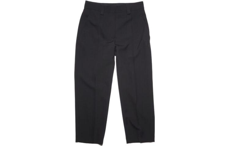 Order (W) Acne Studios Celana Hitam Mid-Rise Cropped Tailored. AK0410-900
