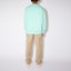Shop (Women) Acne Studios Mint Mambo Smile Logo Relaxed Crewneck Sweatshirt Women Mint Green CI0010-ABG