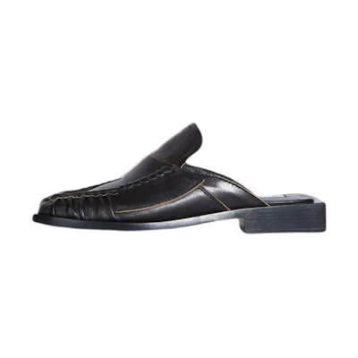 (W) Acne Studios Mule 'Black Square Toe'