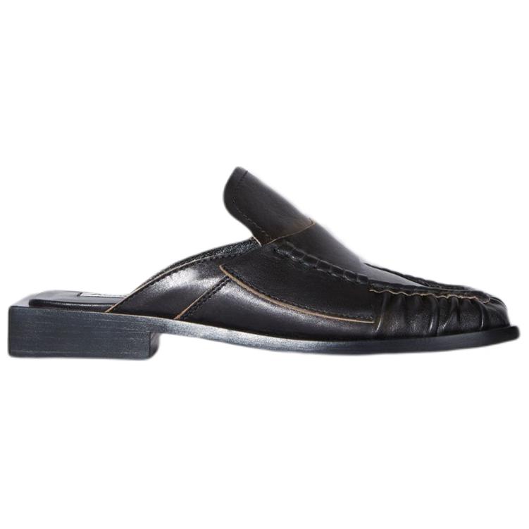 (W) Acne Studios Mule 'Black Square Toe' 圖 2