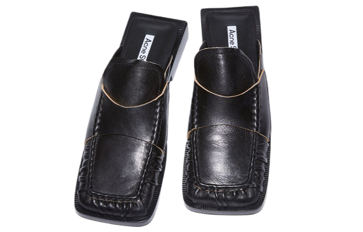 (W) Acne Studios Mule 'Black Square Toe' 圖 3