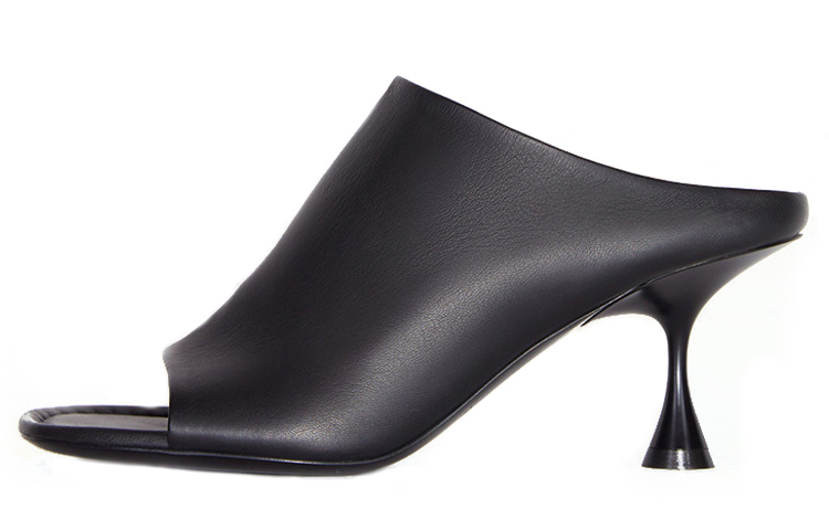 (Women) Acne Studios Open-Toe High Heel 'Black Lambskin' AD0427-900