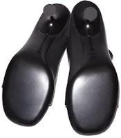 Shop (W) Acne Studios Tumit Tinggi Terbuka 'Black Lambskin' AD0427-900