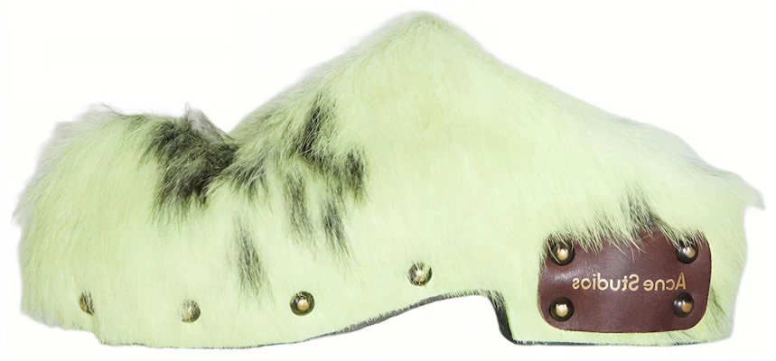 (W) 아크네 스튜디오 오픈힐 샌들 (그린) AD0430-AQR Buy (W) 아크네 스튜디오 오픈힐 샌들 (그린) AD0430-AQR