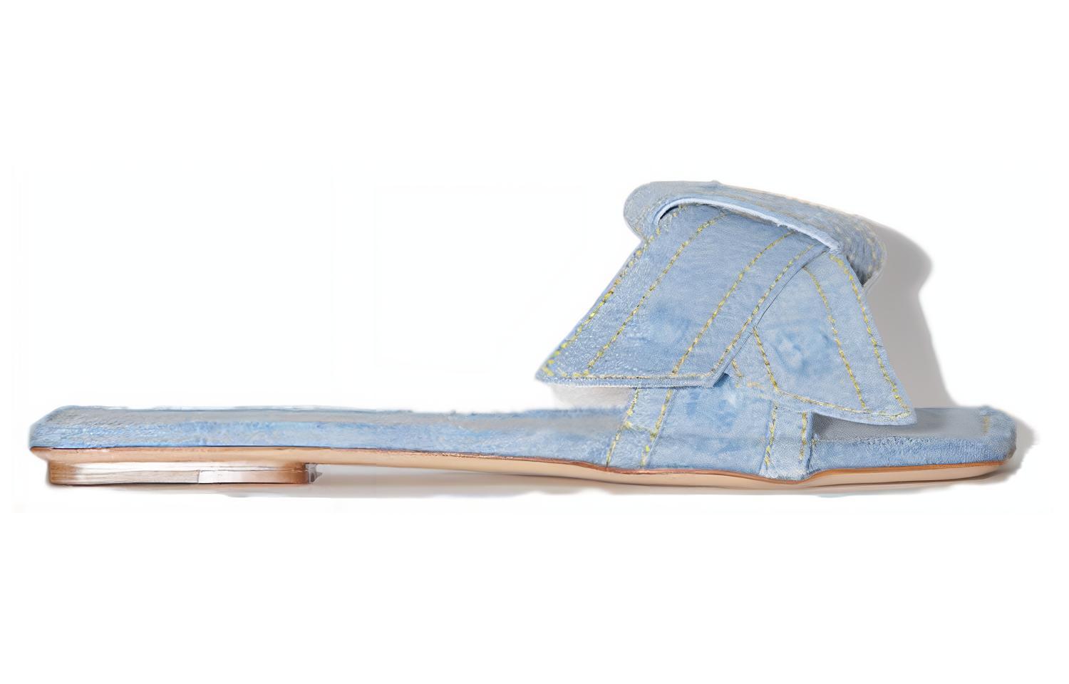 Order (W) アクネ クロスストラップスライドサンダル (ライトブルー) AD0602-228