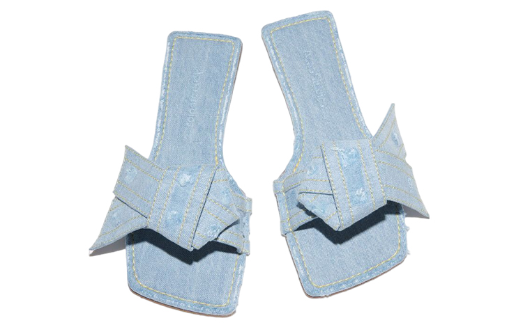 Lookbook (W) アクネ クロスストラップスライドサンダル (ライトブルー) AD0602-228