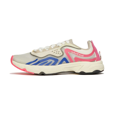 (W) Acne Studios Outdoor Sneaker 'Fluorescent Trim - White Blue Pink'