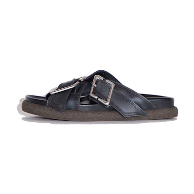 (W) Acne Studios Outdoor Sports Slide 'Black Buckle'