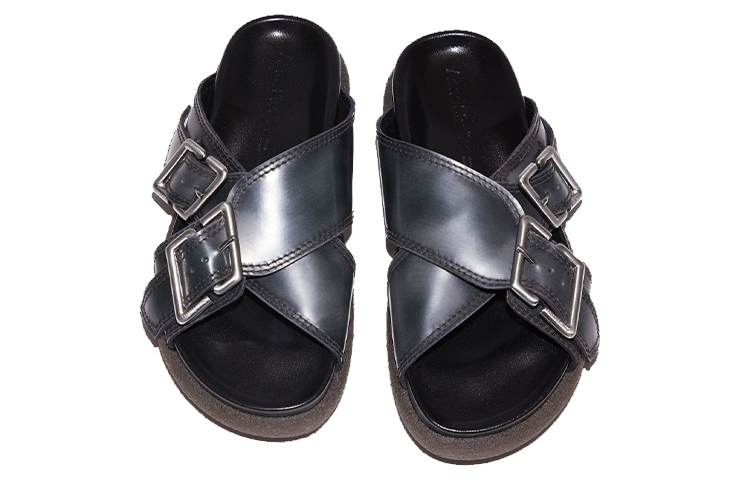 (W) Acne Studios Outdoor Sports Slide 'Black Buckle' 圖 2