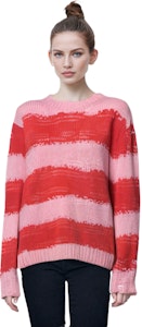 (W) Acne Studios 超大款橙色條紋做舊毛衣 A60243-101 Details for (W) Acne Studios 超大款橙色條紋做舊毛衣 A60243-101