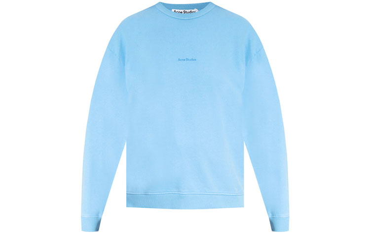 (Women) Acne Studios Oversized Logo Sweatshirt Blue AI0067-AAS 圖 2
