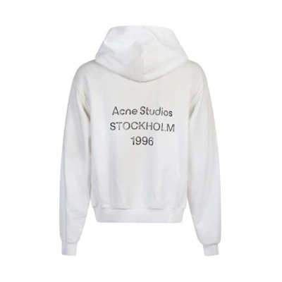 (Women) Acne Studios Oversized Plain Hoodie Mist White. CI0136DC6