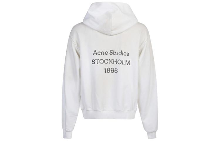 Order (W) Acne Studios 宽松纯色连帽衫 雾白色 CI0136DC6