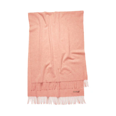 (Women) Acne Studios Oversized Scarf for Women in Rose Mixed Color. CA0102-29N
