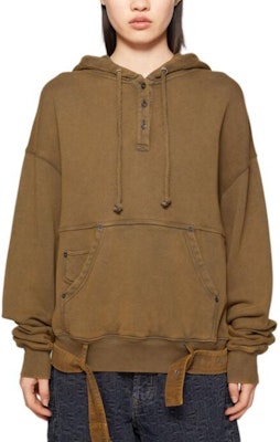 (Women) Acne Studios Oversized Vintage Hoodie Brown Mud Color. AI0156-DLD Lookbook (Women) Acne Studios Oversized Vintage Hoodie Brown Mud Color. AI0156-DLD