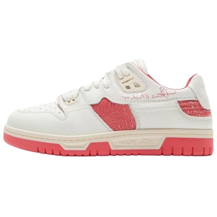 (Women) Acne Studios Pink Low-Top Leather Casual Shoes. AD0704-DNA